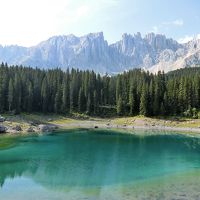 イタリア湖水地方、ドロミテ山塊、アルプス・チロルを巡る旅 　⑯　絶景のドロミテ（カレッツァ湖からポルドイ峠まで）　　