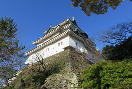 2017暮、大阪湾の名城(30/42)：12月7日(3)：和歌山城(3/7)：一中門、伏虎像、表坂