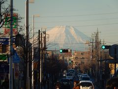 上福岡駅より素晴らしい富士山が見られました