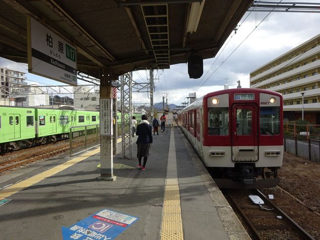 京都への用事にくっつけて、なぜか奈良県周辺の鉄道に乗ってあちこち出かけております。<br />ただし本編は、ほとんど大阪府内です（ワケがわからない…）<br /><br />奈良県と大阪府の境にある信貴山の山越えをして、大阪側にある西信貴ケーブルの山上駅である高安山駅まで来ました。<br />ここからケーブルカーに乗って山を下ります。<br /><br />降りたところは近鉄大阪線のエリア。<br />ところが、このあたりは近鉄線が入り組んでおりましてね。<br />以前から地図を見て一度やってみたかった乗り継ぎをしてみました。<br /><br />なんだか、２作前から狭い地域を行ったり来たりしているだけのような感じになってきましたが…