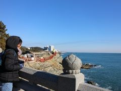 寒波襲来！　釜山で震える！②海雲台、龍宮寺