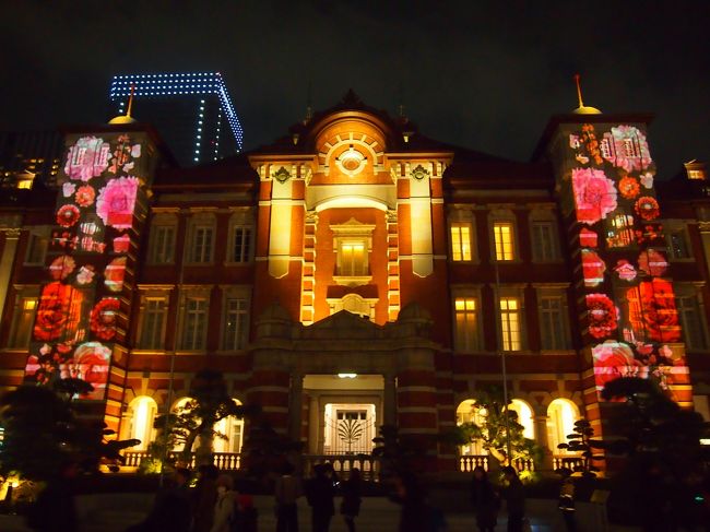 クリスマスイヴで混んでる中、東京ミチテラス２０１７を見に行ってきました