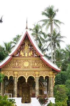 Laos　メコンの宝石(16/20)　世界遺産ルアンパバンの国立博物館と寺院　ワット・ビスンナラートとワット・パパイミサイヤラム