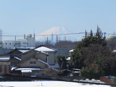 1月27日に見られた美しい富士山