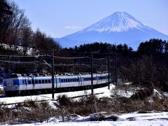ありがとう189系M50編成ラストランと白銀に染まる富士山と八ヶ岳の風景を探しに訪れてみた