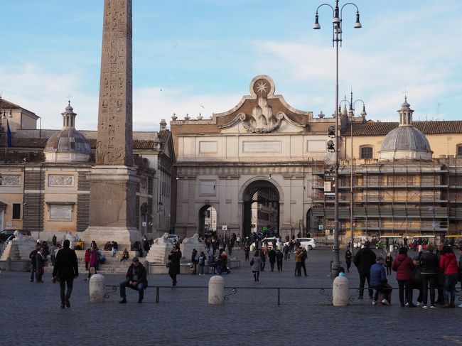 イタリア 冬の旅　２日目　（ローマ到着・散策）