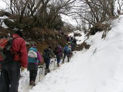 雪の大山・別名・雨降山に登ってきました