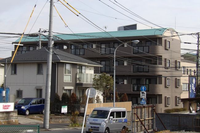 　横浜市戸塚区鳥が丘の北の端にカマボコ型をした丸屋根の4階建てのマンションがあることに気が付いた。切妻屋根や入母屋屋根のマンションはたまに見掛けるが、丸屋根のマンションは初めて見た。<br />　屋根をカマボコ型にした建物は昔なら体育館などに多く見られたが最近では小学校の体育館の屋根も切妻屋根が多いようだ。そのため、カマボコ型をした丸屋根の建物は見掛けなくなってしまっている。<br />　今年のように2週続きで雪が降り積もるようになると、こうしたカマボコ型をした丸屋根なら雪が滑り落ち易く、雪下ろしなど不要になるのかも知れない。<br />（表紙写真はカマボコ型をした丸屋根のマンション）