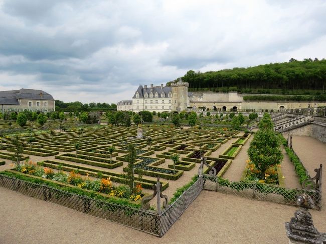 ヴィランドリー_Villandry　庭園との見事な調和！ロワール川沿いのルネサンス様式最後の城