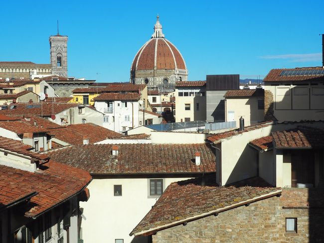 イタリア 冬の旅　７日目　（フィレンツェ散策：ウフィツィ美術館、ドゥオーモ）