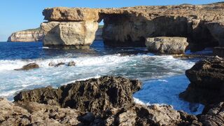 17年春節☆シチリア島とマルタ・ゴゾの旅～12 ゴゾ島(2日め)アズールウインドウ、タピーヌ教会、マルサルフォルン