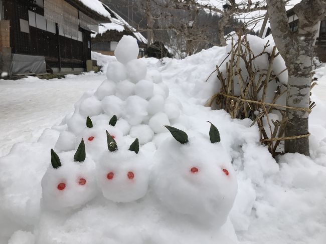 大内宿に雪まつりがあることを知り、訪ねてみました。<br /><br />■ルート<br />02月11日 大宮ー湯之上温泉（大内宿）ー芦ノ牧温泉<br />02月12日 芦ノ牧温泉ー会津若松ー郡山ー大宮<br /><br />■電車・バス<br />大宮06:27ー春日部06:48<br />春日部07:03ー会津田島09:45（リバティ会津101号）<br />会津田島09:52ー湯之上温泉10:23<br />湯之上温泉10:40ー大内宿11:10（バス）<br />大内宿13:30ー湯之上温泉14:00（バス）<br />湯之上温泉14:00ー芦ノ牧温泉14:14（会津鉄道）<br /><br />芦の牧車庫09:20ー鶴ヶ城西口09:53（バス）<br />鶴ヶ城・合同庁舎12:10ー郡山駅前13:40（高速バス）<br />郡山15:40ー大宮16:50（なすの278号）<br /><br />■費用<br />大宮ー会津田島 4,950円（指定券・乗車券）<br />会津田島ー湯野上温泉⇔大内宿ー芦ノ牧温泉（1,900円）<br />芦ノ牧温泉ー鶴ヶ城（バス）720円<br />鶴ヶ城ー郡山（高速バス）1,100円<br />郡山ー大宮4,190円（指定券・乗車券/トクだ値35）<br />芦ノ牧温泉丸峰（本館和室12畳）23,846円/室（20%offクーポン利用）