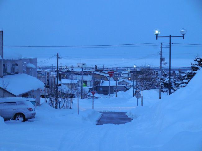 紋別に流氷が接岸した!という知らせを聞き、流氷を見に行ってきました。紋別は日帰りで行くことが多い街ですが、愛犬も泊まれる旅館があることを知り、一泊で出かけてきました。その様子をご覧ください。