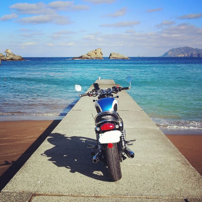 バイクの後ろに乗って＠西伊豆で温泉と海の幸を満喫。なぜか帰りは新幹線