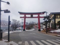 栃木県 奥日光で雪見露天風呂と素敵な夜 (6-2) 中禅寺湖畔で昼食と散策