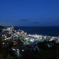 父と行く熱海 満開の桜・来宮神社・梅園 翌日は羽田のJAL整備工場見学