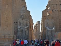 2018冬のエジプト旅行（２）-ルクソール東岸其の２（ルクソール神殿～クルーズ船乗船他）-