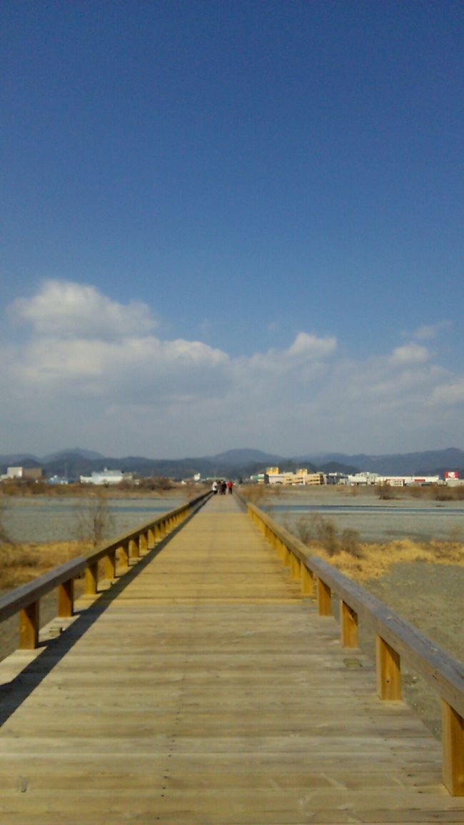 ☆今月2度目の静岡　避寒旅☆　掛川城　蓬莱橋