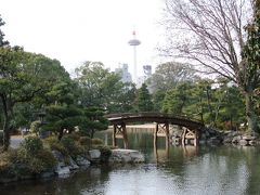 渉成園と京都タワー
