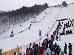 たざわ湖再び　はからずもモーグルＷ杯