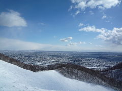 北海道でスキー