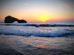 大好きフランスvol.15 Biarritz 洗練されたフレンチバスク 海にうつる夕陽