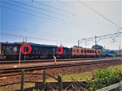 クロくまモン　オレンジくまモン　青くまモン　夢のくまモン列車三重連に乗ったんだもん♪