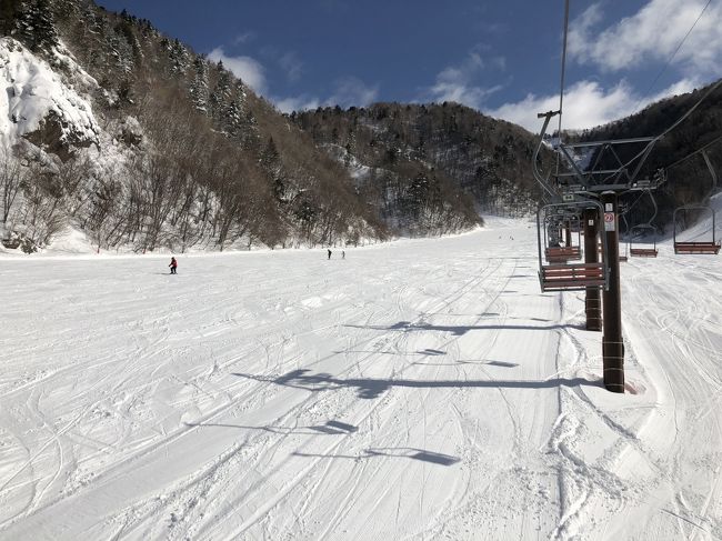 日曜日の午前中は、平湯温泉スキー場でスキー&amp;スノボ