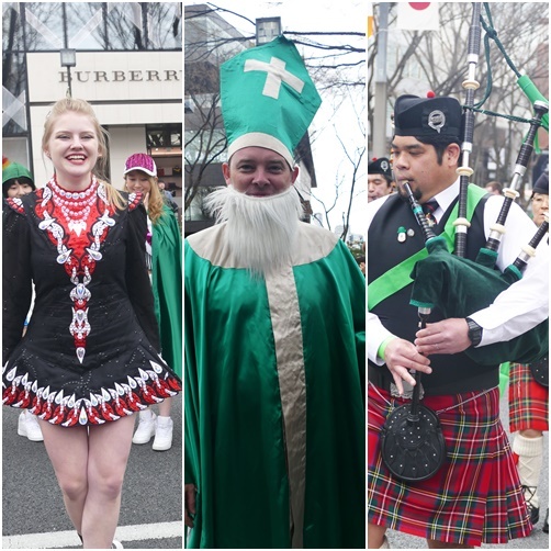 3月17日はアイルランド発祥の St. Patrick&#39;s Day（セント・パトリクス・デー） で、世界中で祝われていて、日本でもこの日を中心に各地でお祭りやパレー等様々なイベントが行われる。<br /><br />東京では原宿でのパレードと代々木公園での「アイラブ・アイルランド・フェスティバル 2018」があり、今回初めてパレードの方を見学に出かけた。パレードは18日に行われた。<br /><br />セント・パトリックス・デ―はアイルランドのナショナル・デ―で、5世紀にアイルランドにキリスト教を伝えた守護聖人である聖パトリックを記念する祝日である。アイルランドでは、パレードを行うなどして国中で盛大に祝わわれる。日本でも最近は同じように祝われている。