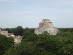 2017年夏休み　アラ還夫婦の個人旅行　メキシコ（４）　グアダルーペ寺院、メリダへ移動、ウシュマル・カバー