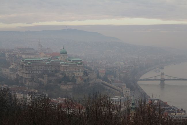2018新春3泊4日ブダペスト旅行 ４日目 薄暗い靄の中のブダペスト