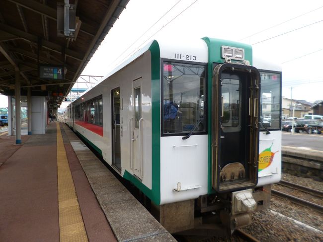 「奥の細道最上ライン」の愛称をもつ陸羽西線に乗ってきました。車窓からのみのぶらり旅でしたが・・・