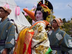 再びの静岡市近辺日帰り旅～藤枝の朝ラーから春爛漫の静岡まつり。最後は、丸子に移動して駿府匠宿の「駿河雛具雛人形と三大つるし飾り展」に老舗待月楼のミニ懐石を悠々楽しみます～