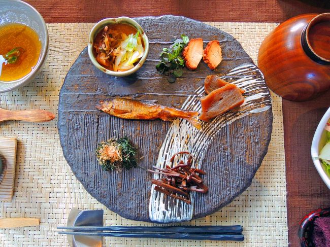 山梨旅行【２】山の中の一軒宿 船山温泉へ泊まってみた（お食事編）