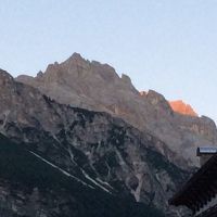 ☆ドロミテに憧れて*:. .北イタリア南チロルの村へ♪ vol.3３　ホテル・アンコラの夕食とコルチナ夜のプチ散歩(*'▽')r