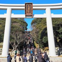 大洗海岸公園の初日の出と大洗磯前神社　2018