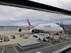 TGのA380とA350のビジネス乗ってきた♪（関空からバンコクまでのA380編）