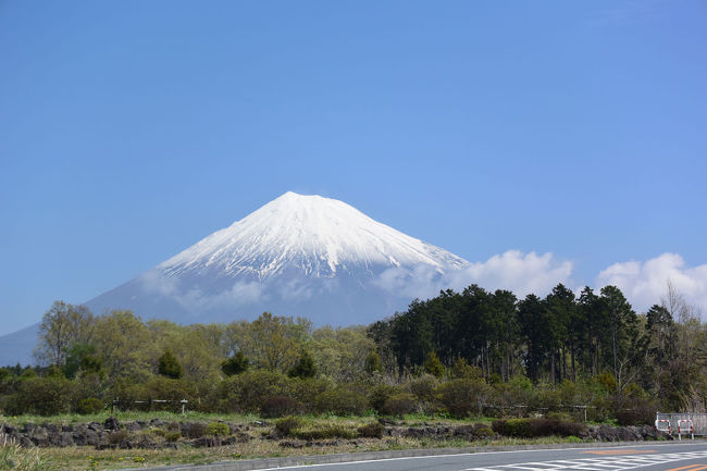 自転車で富士山を見ながら新しい道路を走って来ました。<br /><br />走行距離 : 19Km<br /><br />※位置情報、走行した新しい道路が地図上に掲載されていないため、一部不明確な場所があります。<br /><br />★富士市役所のHPです。<br />http://www.city.fuji.shizuoka.jp/