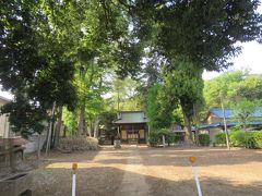 川越市下松原地区にある村社稲荷神社を訪問する