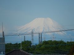 久しぶりに素晴らしい富士山が見られました