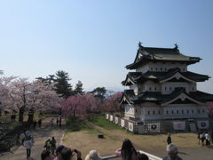 弘前さくらまつり　満開の桜　その１　弘前城