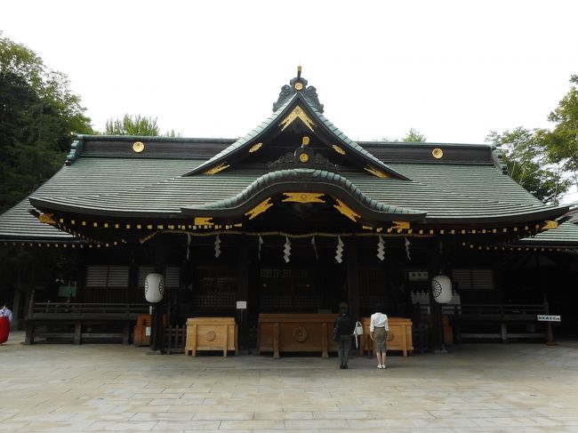 京王競馬場線に乗って府中競馬正門前駅に着いた後は大國魂神社に参拝しました。