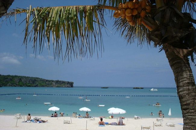 以前、全日空機内のスクリーンで見た沖縄特集。<br />沖縄のリゾート地をメインに紹介していて、沖縄のリゾート地にある全日空ホテルの紹介。<br />映像とはいえ青い海とか白い砂浜っていいなぁって思ったり、ホテルでのんびりくつろぐのもいいよなぁって思ったり。<br />梅雨盛りの本州に対して、沖縄はもう海開きしてるとか？<br />「沖縄のリゾートホテルに泊まって青い海や白い砂浜でくつろぎたい」<br /><br />【ツアー】<br />ANA公式サイト　航空券+宿泊<br />【日程】<br />08:10　NH81　羽田→那覇<br />10:40　那覇空港着<br />11:42　那覇空港リムジンバス　那覇空港→万座ビーチホテル<br />13:00　万座ビーチホテル着<br />全日空ホテルズ万座ビーチホテル泊
