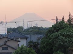 久しぶりにふじみ野市より影富士が見られました