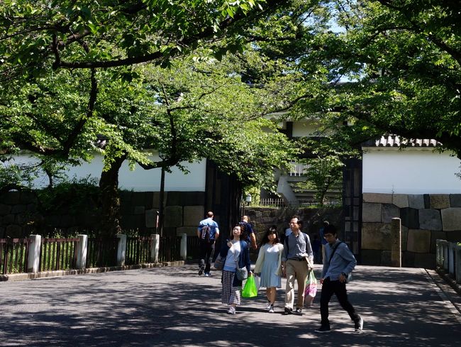 5月4日、九段北の丸公園にある東京国立近代美術館に横山大観展を見に行きます。<br /> 大観の生誕150年を記念する展覧会だけあり、生々流転を始め大作が並び、見応えある展示会でした。<br /> しかし連休の為か会場内は大混雑、歩を止めて鑑賞するのは不可能、人波に押され流れ作業の如き鑑賞となります。<br /> 会場を出て来ると隣の公文書館で、江戸幕府最後の闘いー幕末の文武改革展を行っているので入ります。<br /> ここに展示されているのは全てが本物の歴史資料、本物に接する喜びがあります。<br /> 次いで近代美術館工芸館に回ります、昔の近衛師団司令部の建物で煉瓦造り、明治の西洋館として国の重文に指定される建物です。<br /> 展示会は”名工の明治”、明治時代の名工の作品が並び素晴らしい作品ばかりでした。<br /> 見学後は北の丸公園を横断し田安門から退出、田安門の向かいは靖国神社、久し振りに境内を一巡します。<br /> 多くの参詣人と共に私も国家安康を祈願しました。<br /><br /> 表紙の写真は北の丸公園の入口、田安門です。<br />