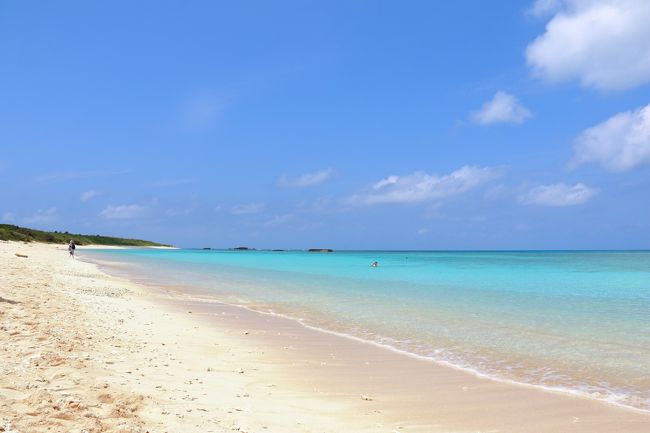 №3　4日目は、今回の旅の最大の目的地、人の住む日本最南端の地「波照間島」を訪れます。<br /><br />安永観光のツアー「波照間島・西表島・由布島　日本最南端の島と秘境西表島」に参加です。<br />4日目のスケジュールは下記の通りです。<br />ホテル発7：55＝送迎バス＝離島ターミナル発8：30～波照間島港着10：05＝波照間島観光＝波照間島港発13：25～西表島港着14：00＝西表島・由布島観光＝西表島港発17：00～離島ターミナル着17：50＝送迎バス＝ホテル着18：30<br /><br />この日も天気に恵まれ、目的地の波照間では、素晴らしい波照間ブルーの海を見ることが、また最南端の碑を自分の目で確かめることができ、最高の1日でした。<br /><br />是非、最後まで見てくださいね。