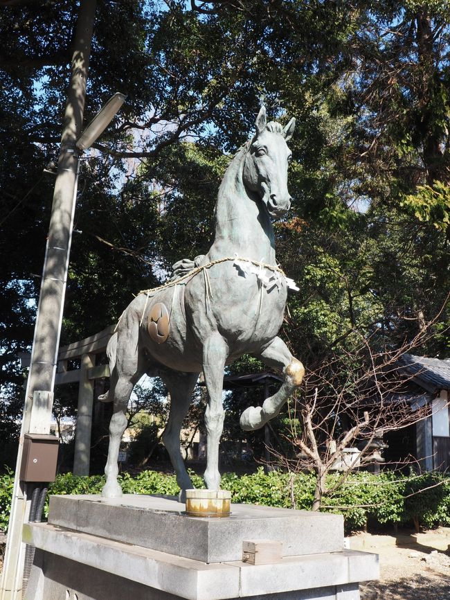 愛知県岡崎市上地町字宮脇57<br />2018.2.20　参拝<br /><br />本殿は国の重要文化財に指定<br /><br />昔、この上地八幡宮は小さな　祠でした。<br /><br />源頼朝の弟、源範頼公　のりより公　が平家討伐に向かう途中、<br />屋敷で休息した折、祠を見つけたそうな。<br /><br />[この祠は何の神様をお祀りしている祠か]と藤六に尋ねると<br /><br />「八幡宮がお祀りされております」と答えると、<br /><br />範頼公は八幡宮は私の氏神であり守護神であると喜び、<br />その祠に祀られていた八幡神に日頃の御礼を申し上げ、戦勝の祈願をした。<br /><br />範頼公は「私がこの戦で勝利したならば<br />この小祠を立派な社殿に建て替えさせて欲しい」<br />と言い残して戦に向かいました。<br /><br />勝運の守護神・八幡宮の御神徳により<br />平家との戦に勝利し範頼公は立派な社殿を造営し、<br /><br />祠に祀られていた八幡宮と<br />鎌倉の鶴ヶ岡八幡宮の御分霊を合わせてお祀りされたんですって!<br /><br />源　範頼（のりより）が　ネックになって来ます。<br /><br />範頼は、源氏の九代目頭領　源義朝の六男<br /><br />兄の頼朝(よりとも)・弟の義経(よしつね)とは異母兄弟<br />頼朝の挙兵にその力を添えて<br />義経とともに木曾義仲を討ち従五位三河守に任ぜられました。<br /><br />義経が鎌倉幕府反逆の罪に問われ、<br />頼朝から義経追討を命ぜられましたが、<br /><br />「弟を討つことはできない」と拒否したため頼朝の怒りをかい、<br /><br />義経と同様、謀叛の疑いをかけられ、<br />伊豆の修善寺に幽閉され殺害されました。<br /><br />う～～～～～ん・・・　<br />この戦国時代<br /><br />天下を取る為には　互いに手を取り戦った兄弟をも蹴落として　<br />その命を取る事で　自分の地位を　貫いた・・・と言う事なのでしょうか。<br /><br />八幡宮　数々あれど　岡崎のこの地に　<br />源　範頼（のりより）を　想う　八幡宮さんになりました。<br /><br /><br /><br />