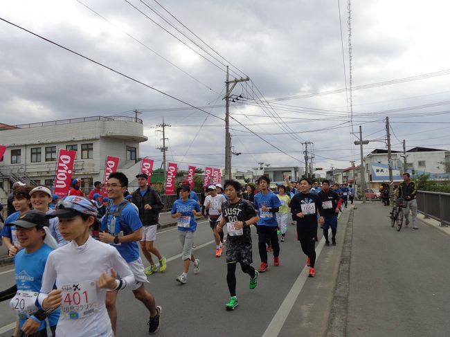 日本最南端の市民マラソン<br /><br />毎年恒例となった石垣島マラソン。１月と言えど温暖な石垣ですので、ランナーにとっては少し暑いかも知れません。申し込みは、フルマラソン 1,834名 、24kmマラソン 1,221名 、10kmマラソン 1,925名、合計4,980名だそうです。全国47都道府県からのエントリーがありました。<br /><br />市の力の入れ方も相当なもので、前夜祭のバーベキュー、ランナーが気持ちよく走れるよう道路清掃など美化活動のボランテア、そして、万一に備えて医師・看護師・消防団などが協力、市民、総ぐるみです。<br /><br />