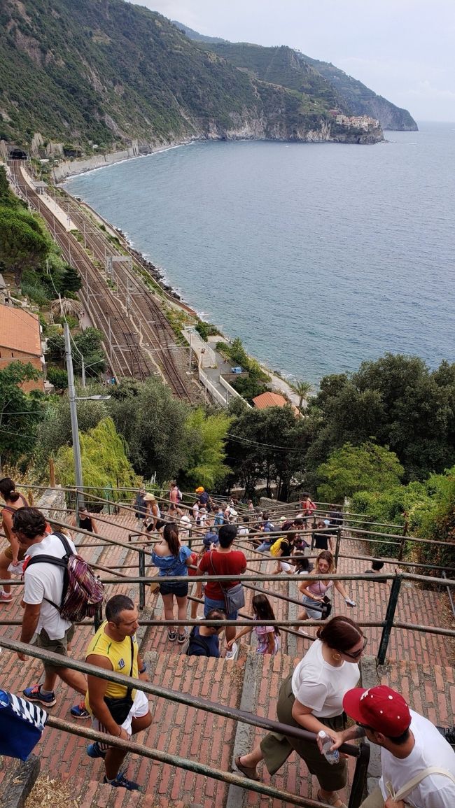 イタリア旅行2018夏 3日目(Monterosso・Corniglia・Riomaggiore)