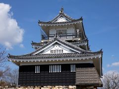 ０９．年度末の浜名湖ロイヤル1泊　浜松城公園その１　中央芝生広場　家康像　浜松城 本丸 天守曲輪 天守閣　